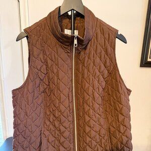 CJ Banks Women’s Quilted Vest – Size 1X – Like New